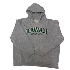 Pro Edge University of Hawaii Warriors Pullover Hoodie Gray XL Embroidered